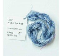 Шёлковое мулине Dinky-Dyes S-257 Out of the Blue